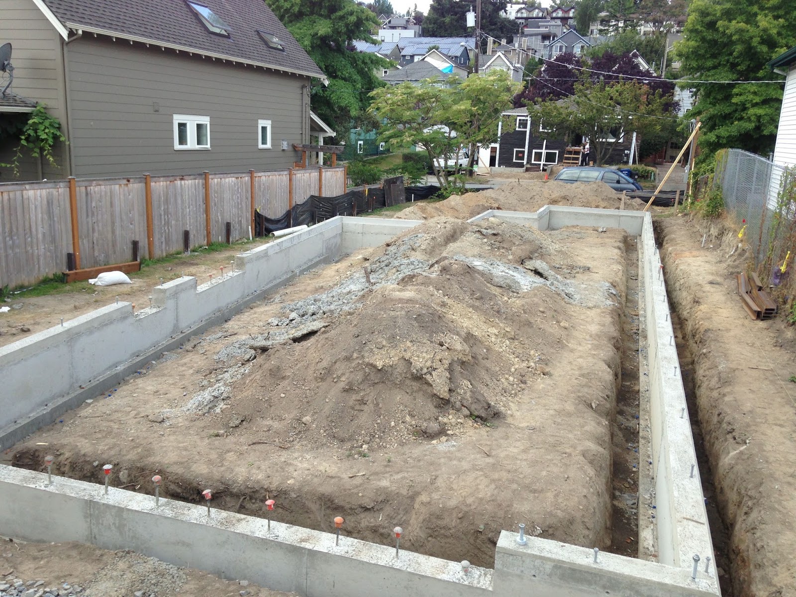 details of home stem walls