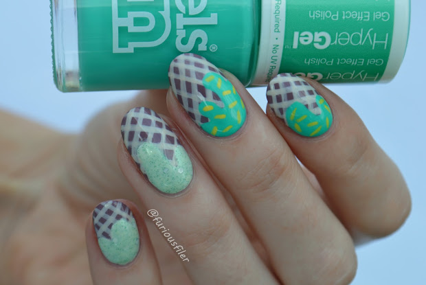 ice cream nail art tutorial