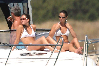 Hot Kate Middleton White Bikini