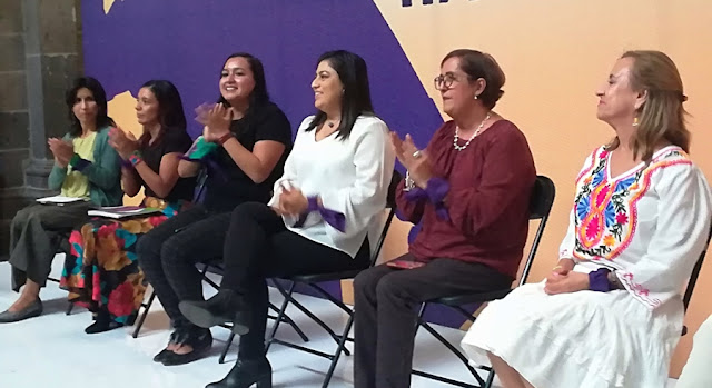 Mujeres en la política en Puebla no son medidas con la mimas “vara”: Claudia Rivera
