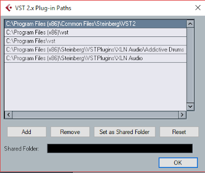 VST 2.x Plugin Path