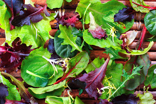 mix of spinach and other nutritious, dark leafy greens