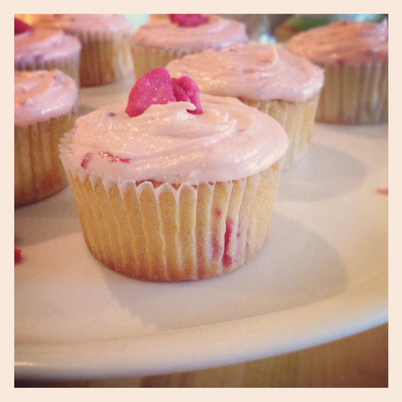 Raspberry Ripple Cupcakes