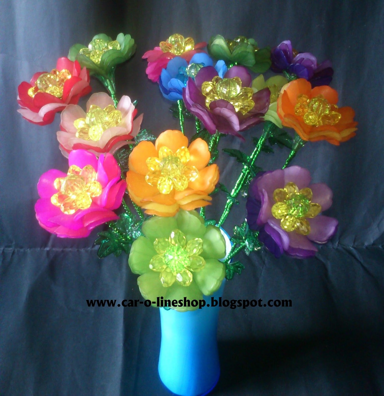 Kerajinan Manik dan Bunga Akrilik: Bunga Acrylic