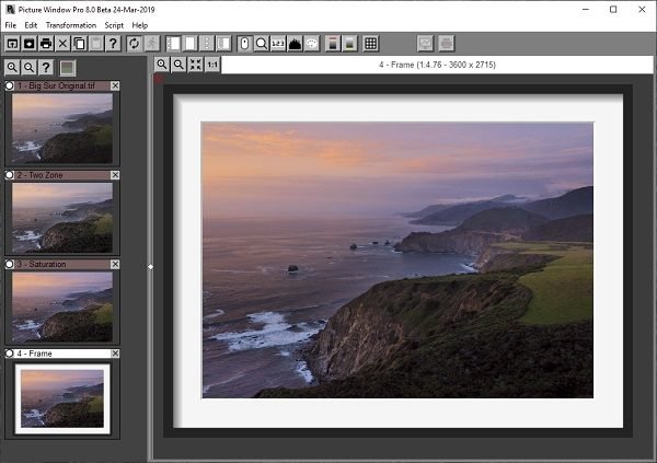 Software de edición de imágenes Picture Window Pro