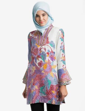 33 Model  Tunik  Batik Terbaru  2019 Modern Cantik 