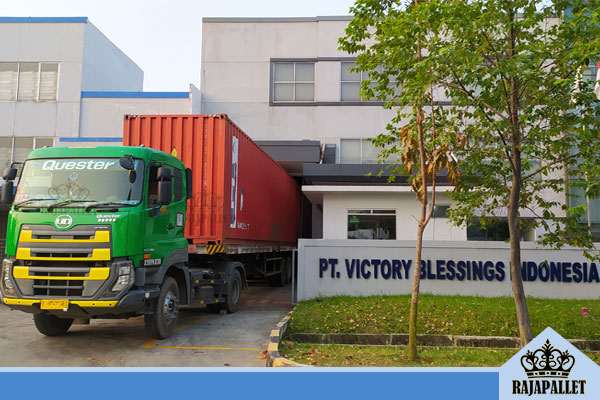 Pengiriman pallet ke luar jawa