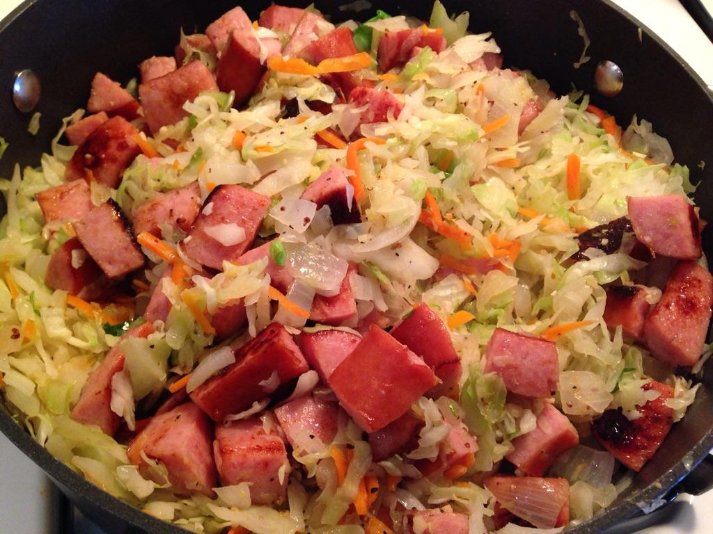 Smoked Sausage and Cabbage Skillet 42nd Recipe Street