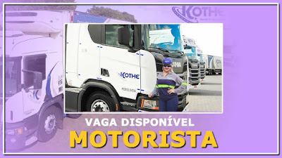 vaga para motorista mulher