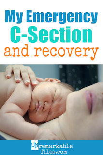 Having a healthy baby in the end doesn’t erase the scary parts of my unwanted C-section. Recovering from birth trauma is a process; physical and emotional healing from a traumatic birth take time. Get tips on traumatic birth recovery here.#birthtrauma #csection #cesarean #labor #pregnancy #delivery #unremarkablefiles 