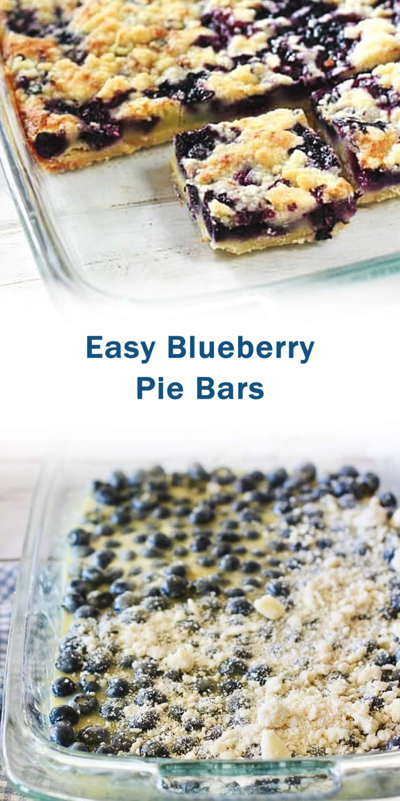 Easy Blueberry Pie Bars 3 SECONDS