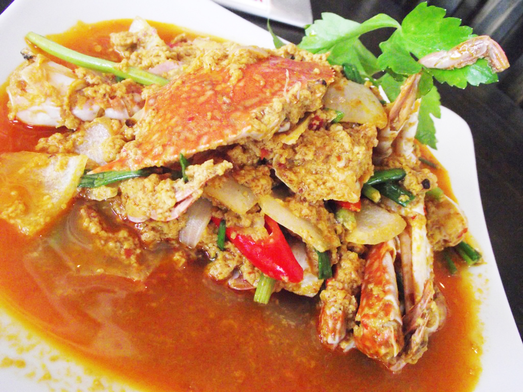 Thai Food Recipes STIRFRIED CRAB MEAT WITH CURRY POWDER