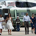 Obamas Leave For Annual Summer Vacation On Martha's Vineyard