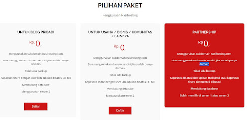 Pilihan Paket