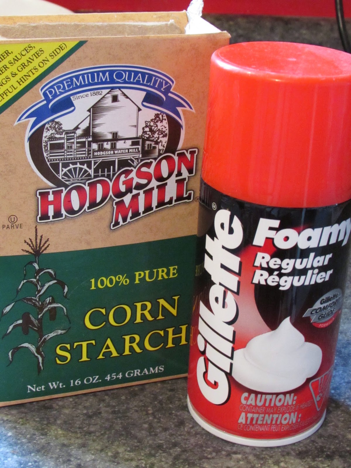 Science Matters: Shaving Cream + Corn Starch