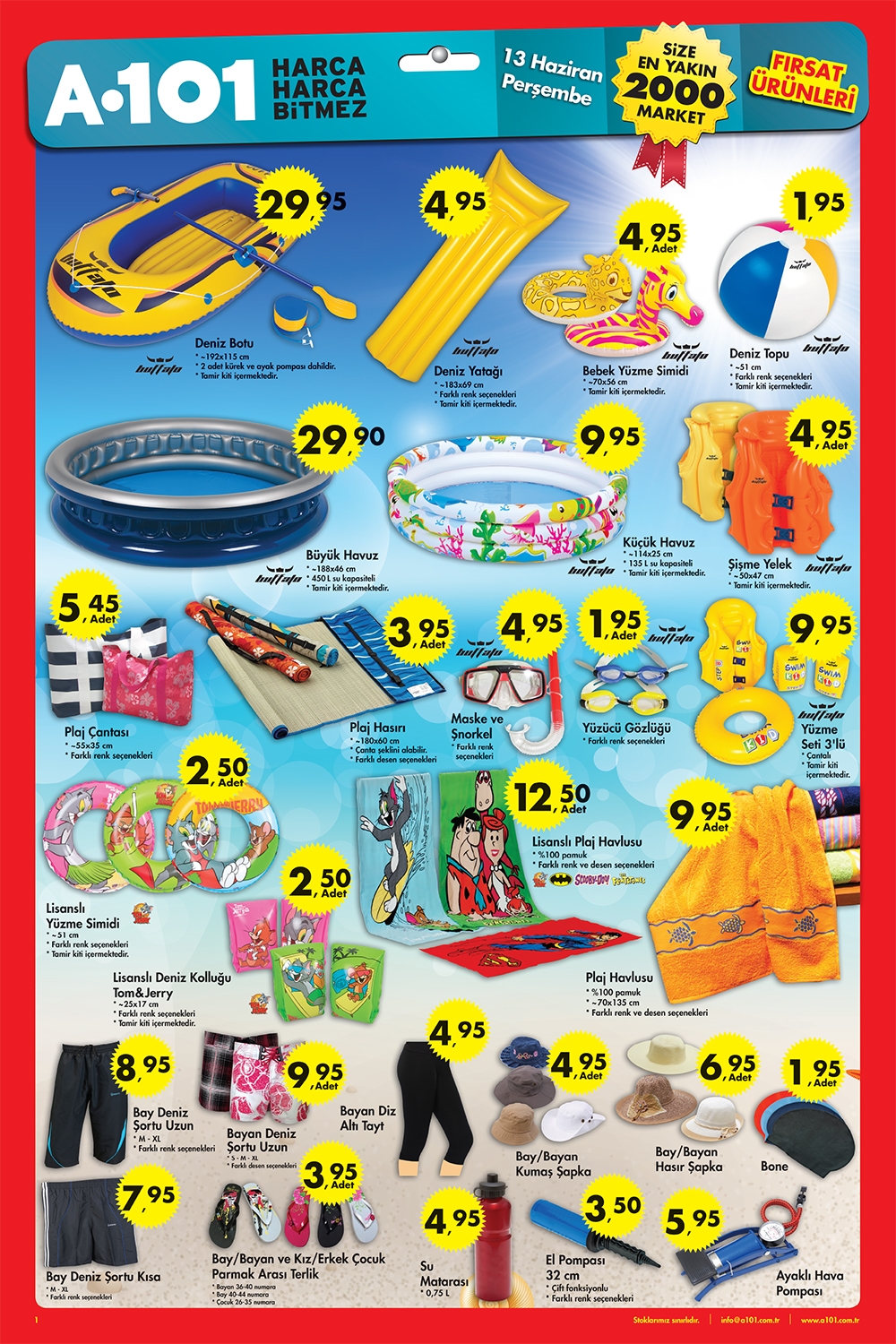 a101 firsat urunleri 13 haziran dan