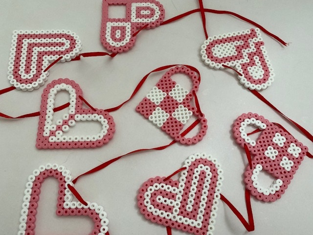 Jennifer's Little World blog - Parenting, craft and travel: Hama bead  crafts for Valentine's Day