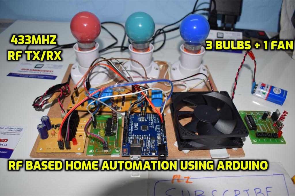 SVSEMBEDDED , 9491535690, 7842358459 rf remote control home automation