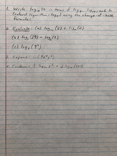 Professor Frank’s Math Blog: Part 1 - Properties of Logarithms