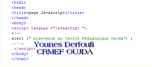 Javascript - première partie- une introduction - My Courses
