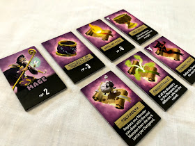 The mage tokens from Welcome to the Dungeon.