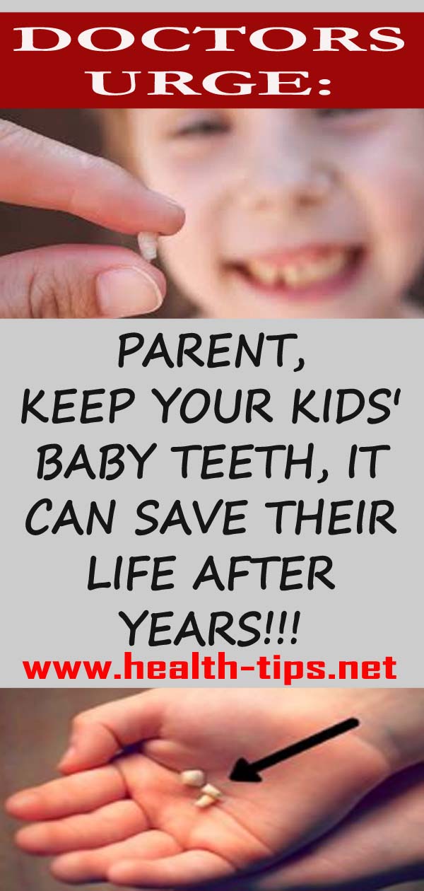 Doctors Urge Parents Keep Your Kids’ Baby Teeth