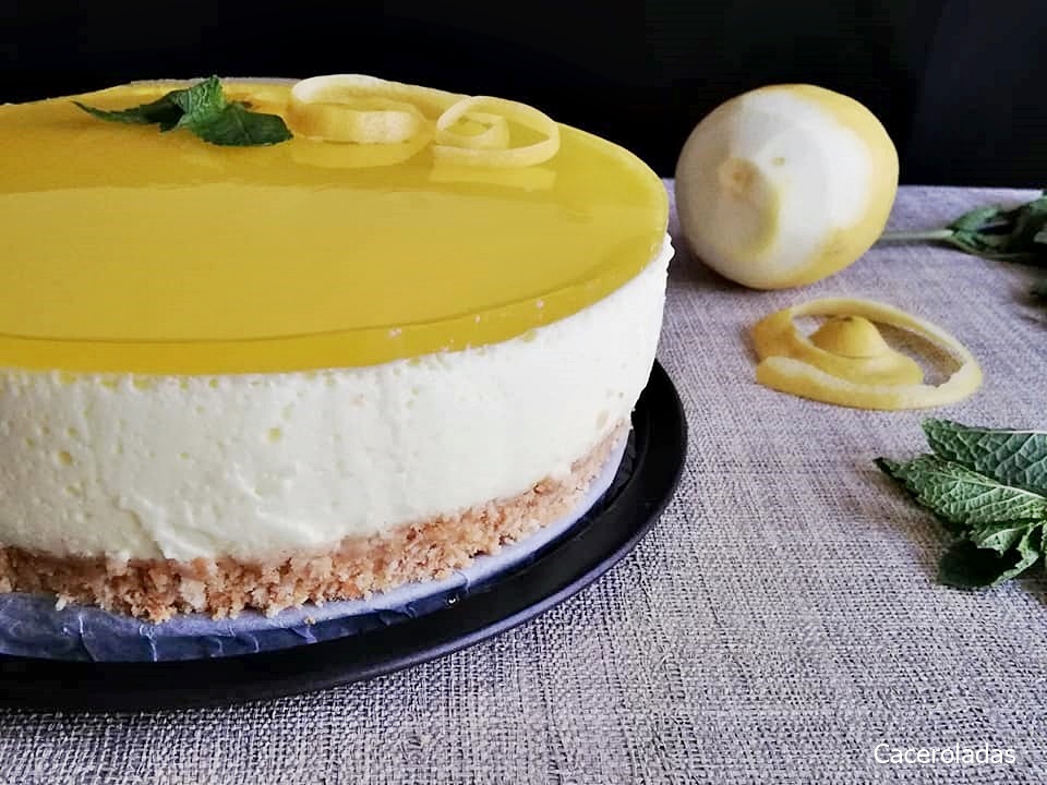 Tarta De Limon Con Cuajada Royal Tarta de limón sin horno casera | Caceroladas