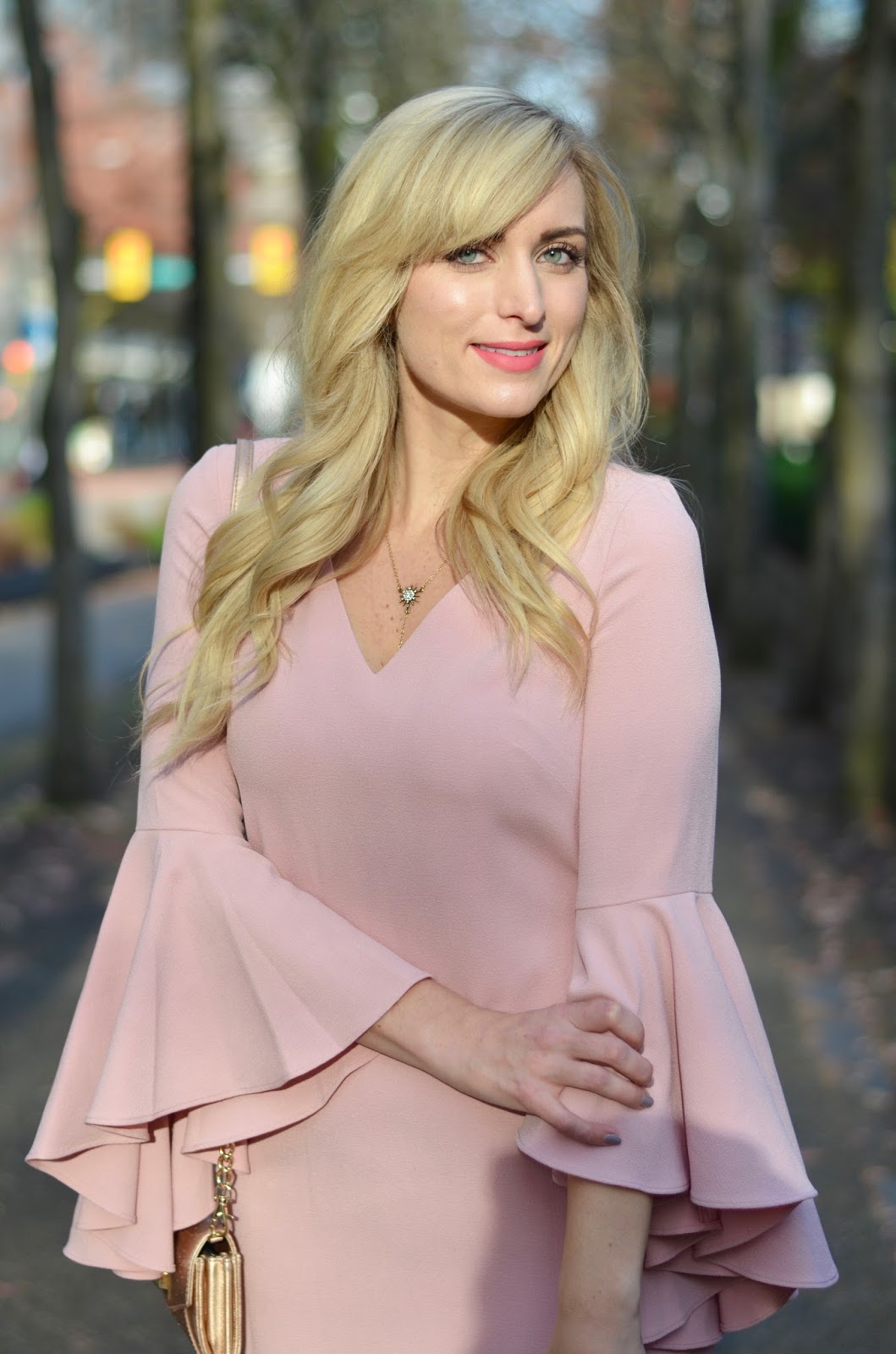 Eliza j bell sleeve dress Clearance