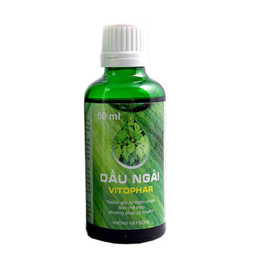 Dầu Ngải Cứu Vitophar 50ml, dùng hỗ trợ trị liệu đau nhức xương khớp, thóa hóa