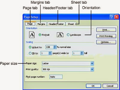 Changing page orientation and paper size. ~ Computer Tips