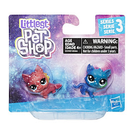 Littlest Pet Shop Series 3 Mini Pack Asteroid Tortiecat (#3-6) Pet
