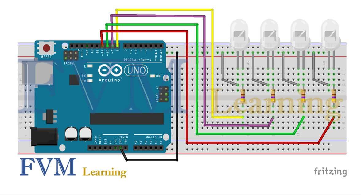 Piscando LEDs Independentes sem delay() utilizando Função millis