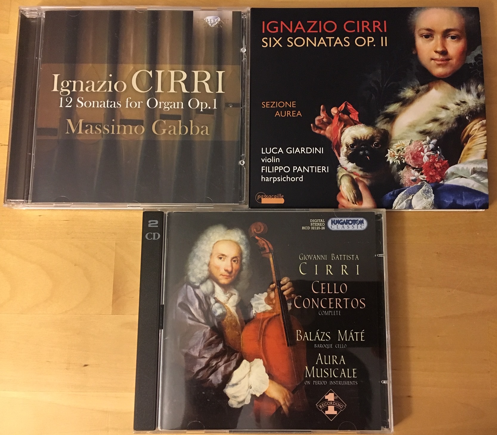 The Folding Harpsichord Ignazio Cirri and Giovanni Cirri Sonatas and