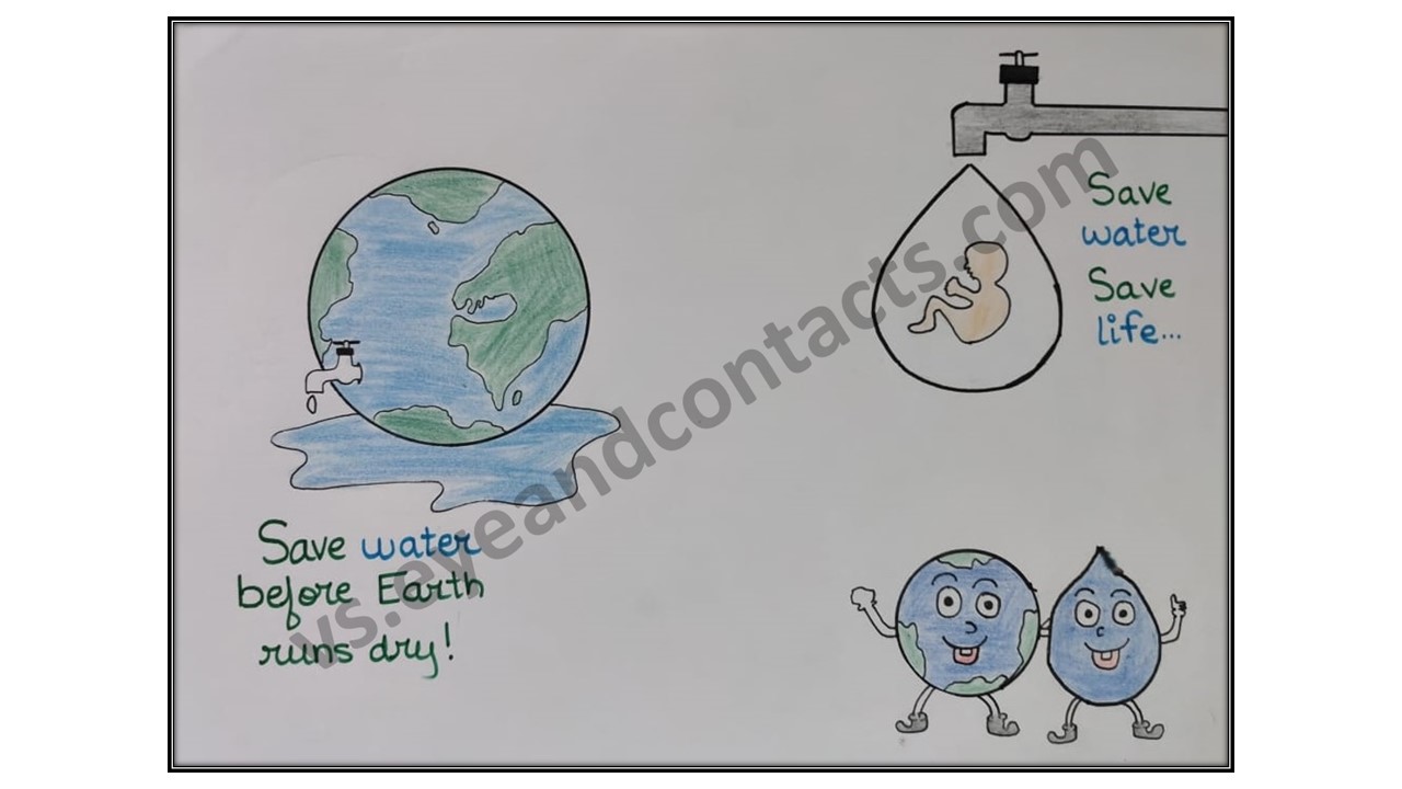 Poster on Save water (1)
