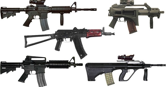all types of guns and their names