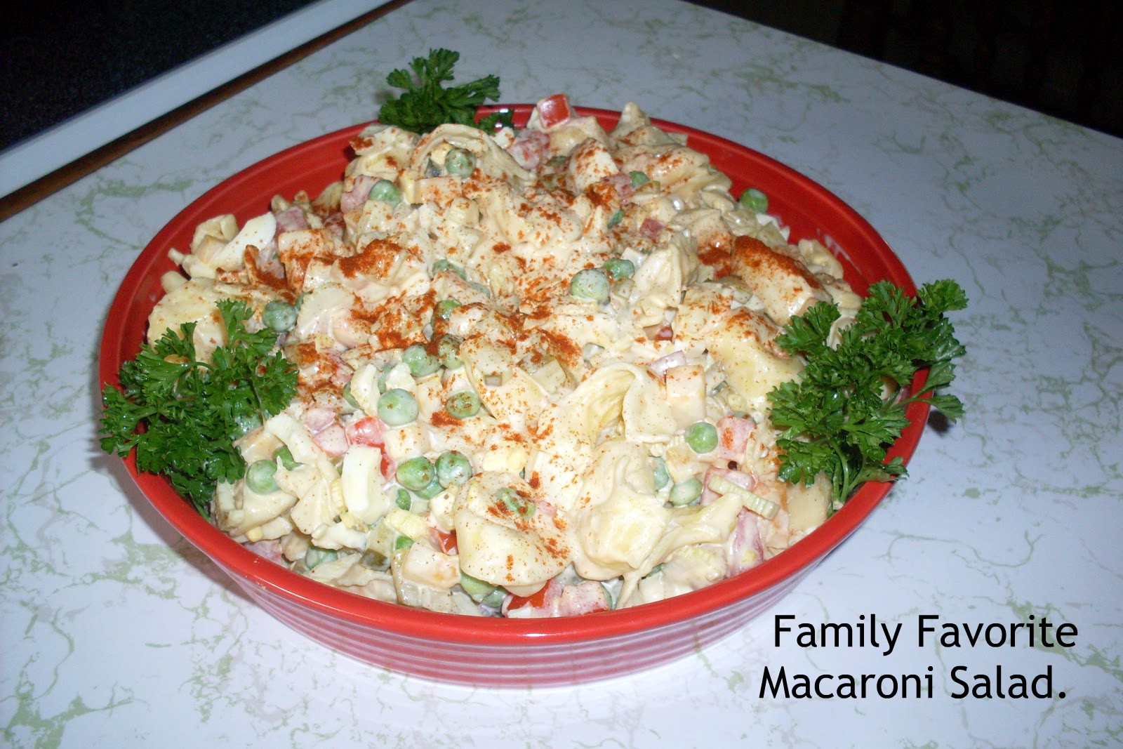 Family Favorite Macaroni Salad, easy and delicious