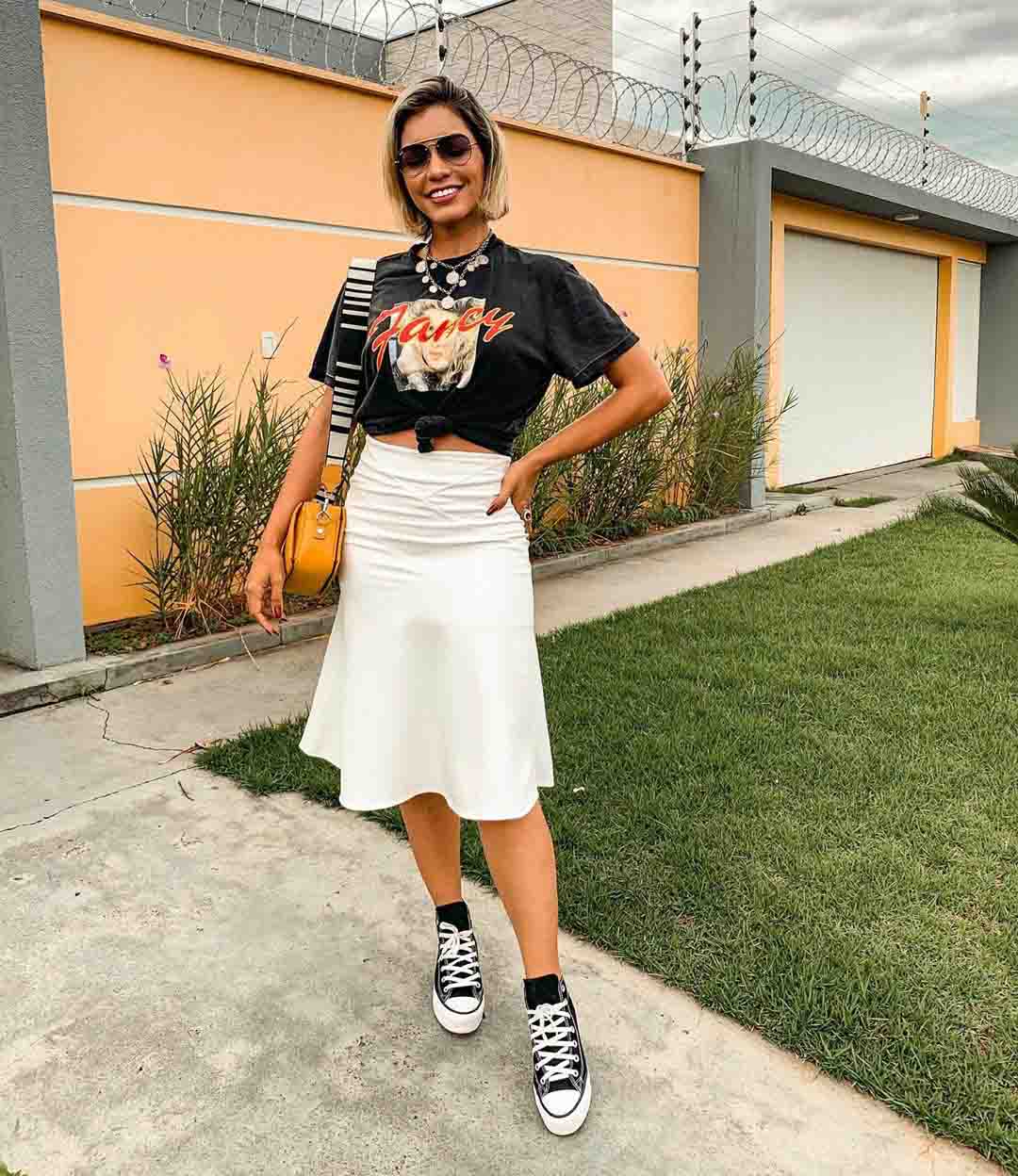 looks para usar com all star cano medio