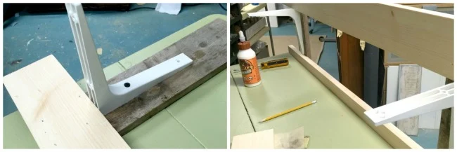 Using an Old Table to Create a Potting Bench www.homeroad.net