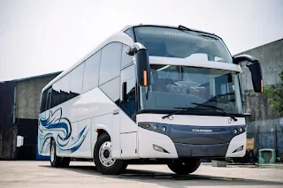 Penampakan Bus Baru Berbody Coach Enterprise Buatan Karoseri Stadabus Dari Bandung