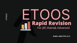 Etoos: Rapid Revision Complete  Crash Course For JEE Mains& Advanced 2020-21