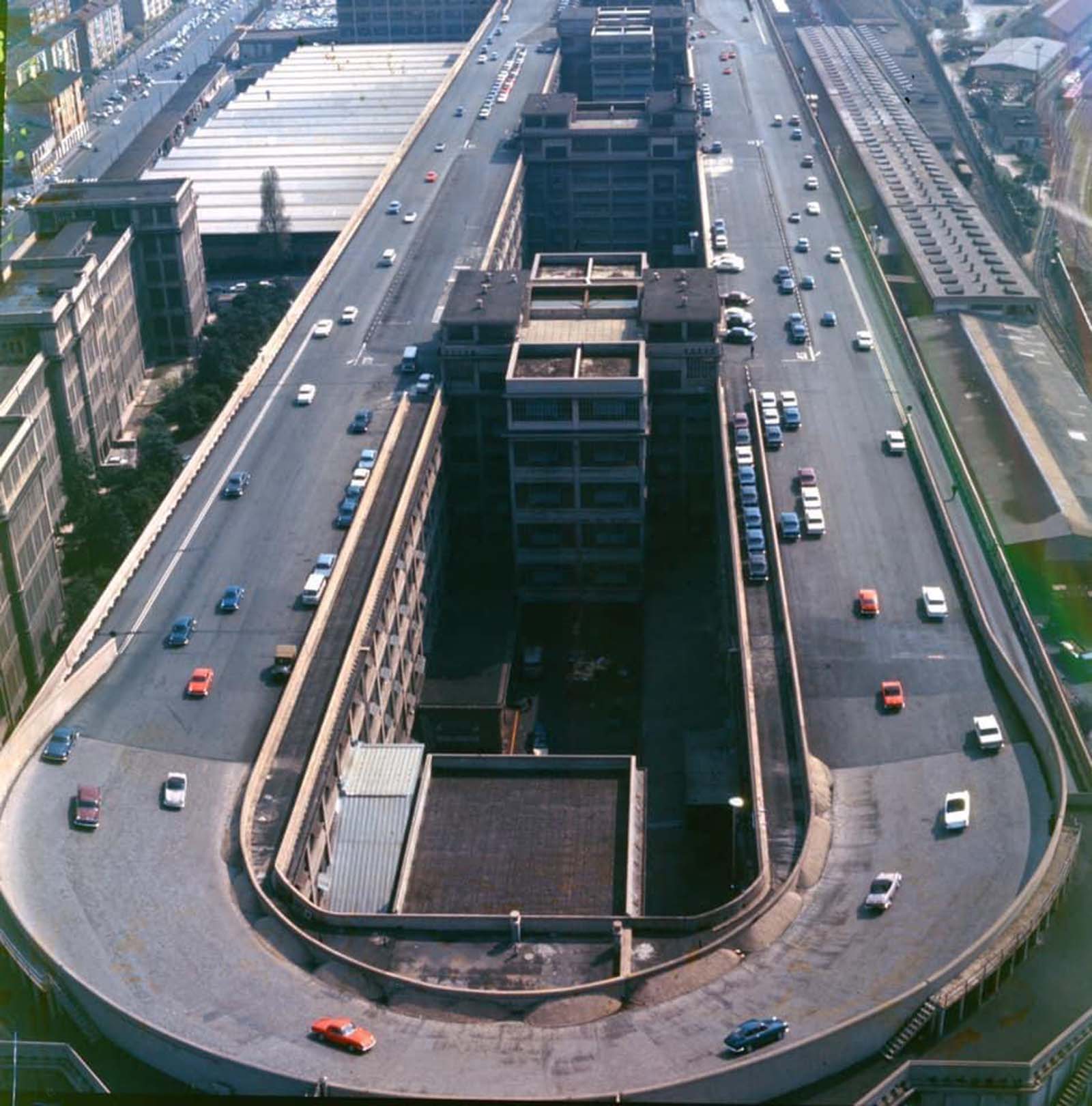 racetrack rooftop factory italy