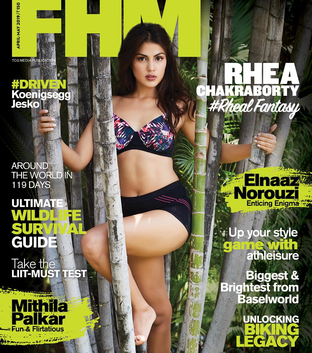 Rhea Chakraborty Fhm Magazine Photoshoot Cinehub