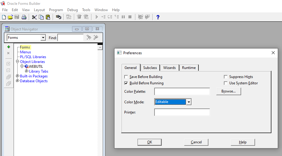 Hasan Jawaid: Create custom color palette in Oracle Forms