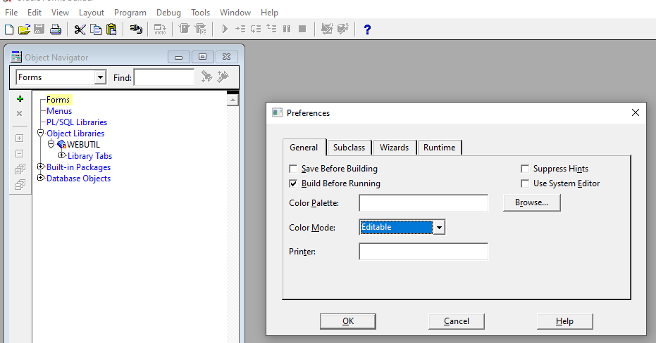 Hasan Jawaid: Create custom color palette in Oracle Forms