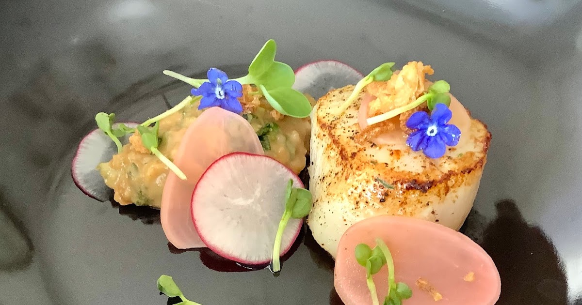 Scallop, radish, peanut and lime Recipe
