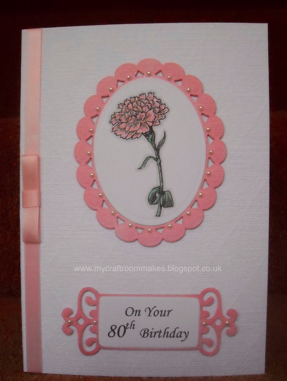 My Craft Room Makes: 80th Birthday Card