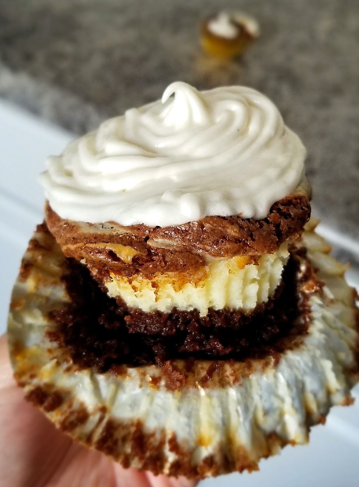 Cheesecake Brownie Fusion Cupcakes
