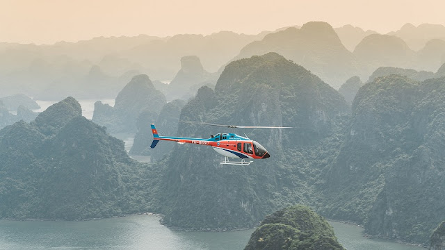CNN: Helicopter is a new way to explore Ha Long Bay from above