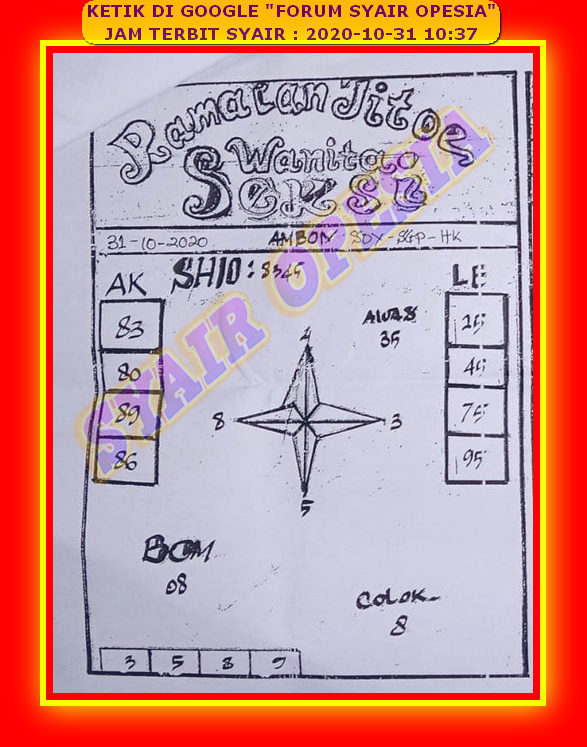 1 New Message) Kode Syair Singapore 31 Oktober 2020 - Forum Syair Togel  Hongkong Singapura Sydney