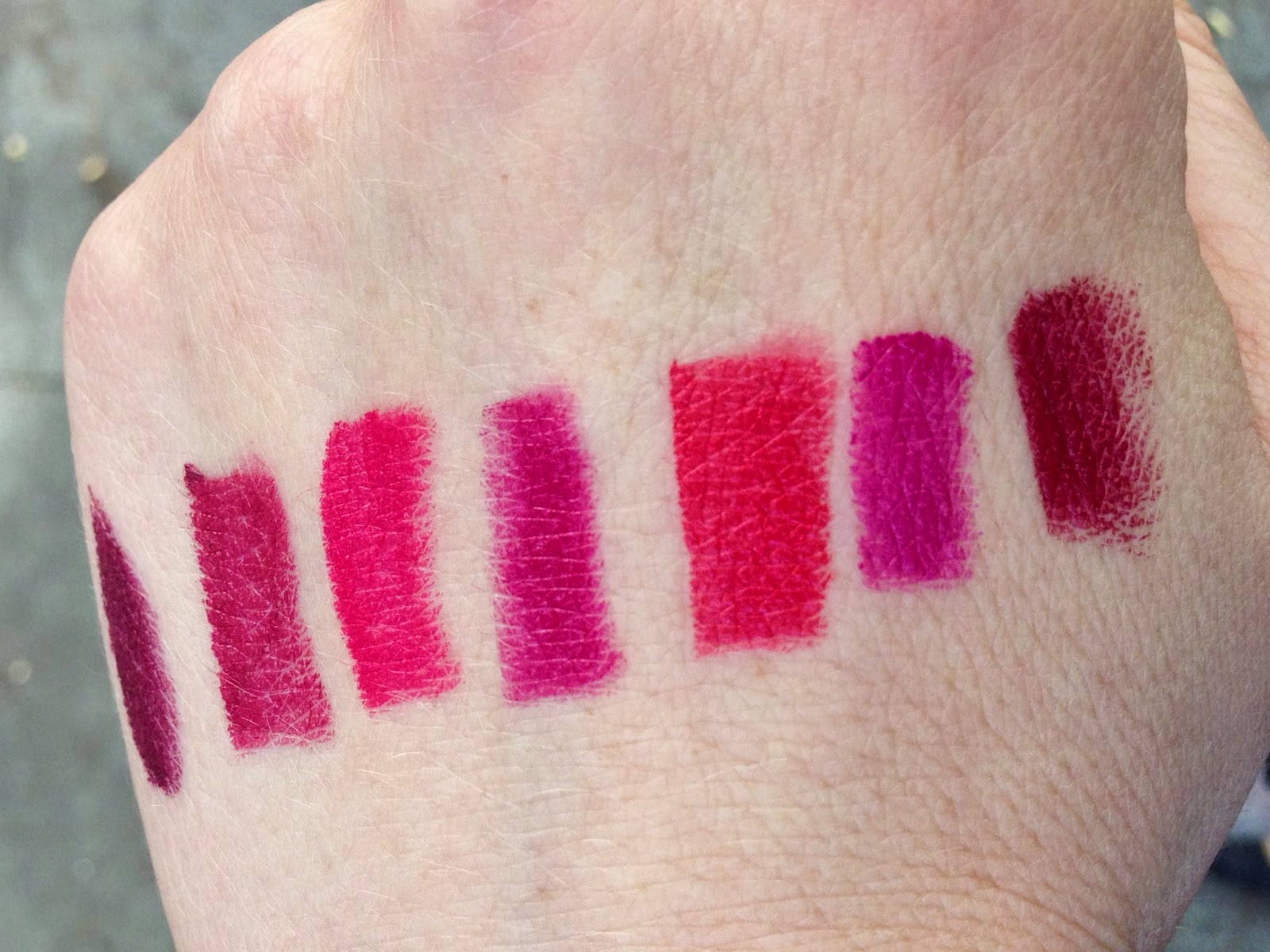 NARS Audacious Lipstick Swatches and the Allure of Audrey.